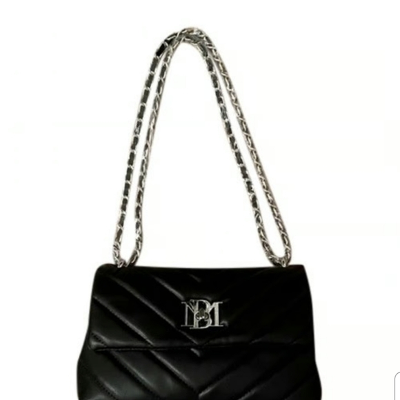 Badgley MISCHKA Mini Chevron-Quilted Vegan Leather Crossbody Bag - Picture 2 of 15